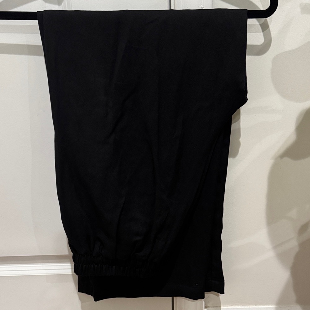 Black Jogger Dressy Pants wide leg.